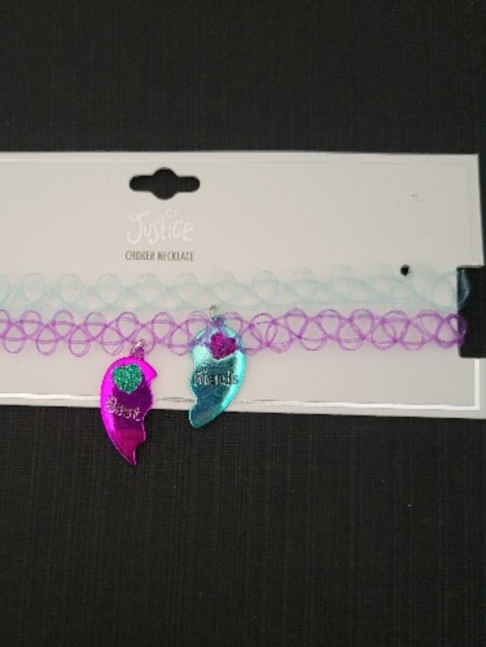Girls Best Friends Pink and Turquoise Stretchy Chokers